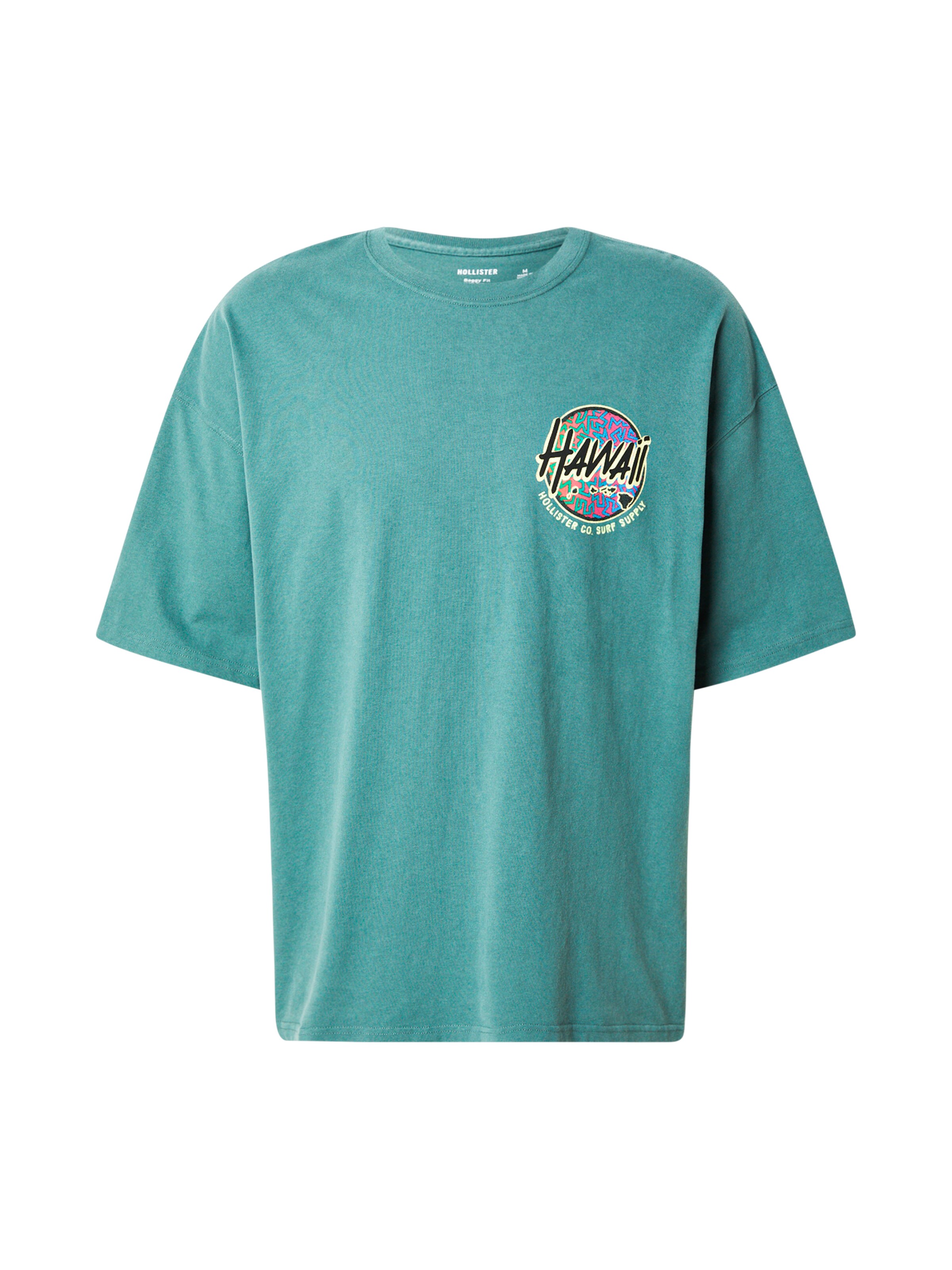 HOLLISTER Μπλουζάκι σε πράσινο: μπροστά