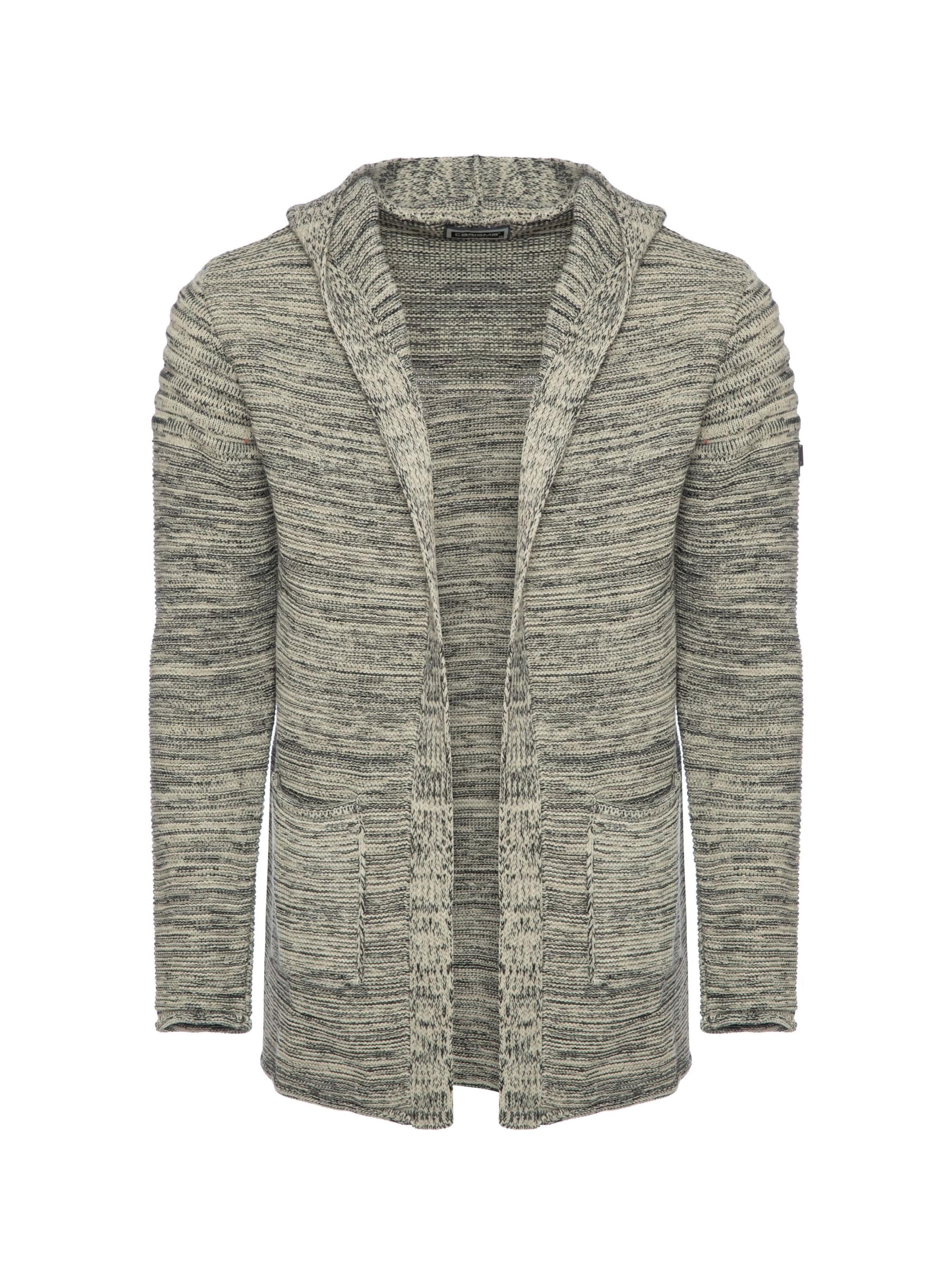 CARISMA Gebreid vest in Grijs: voorkant