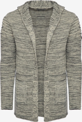 CARISMA Knit Cardigan in Grey: front