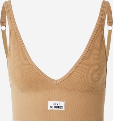 LOVE Stories Bustier Rintaliivi 'POSEY' värissä ruskea: etupuoli