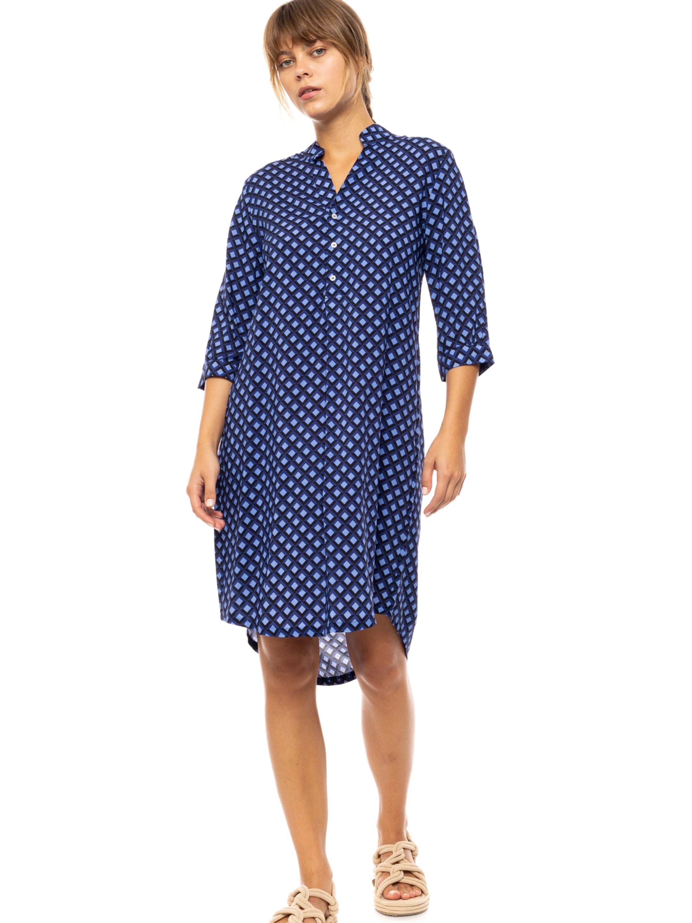 Pink Label - Vestido de verano 'BEACHWEAR BLUE AZURE' en azul