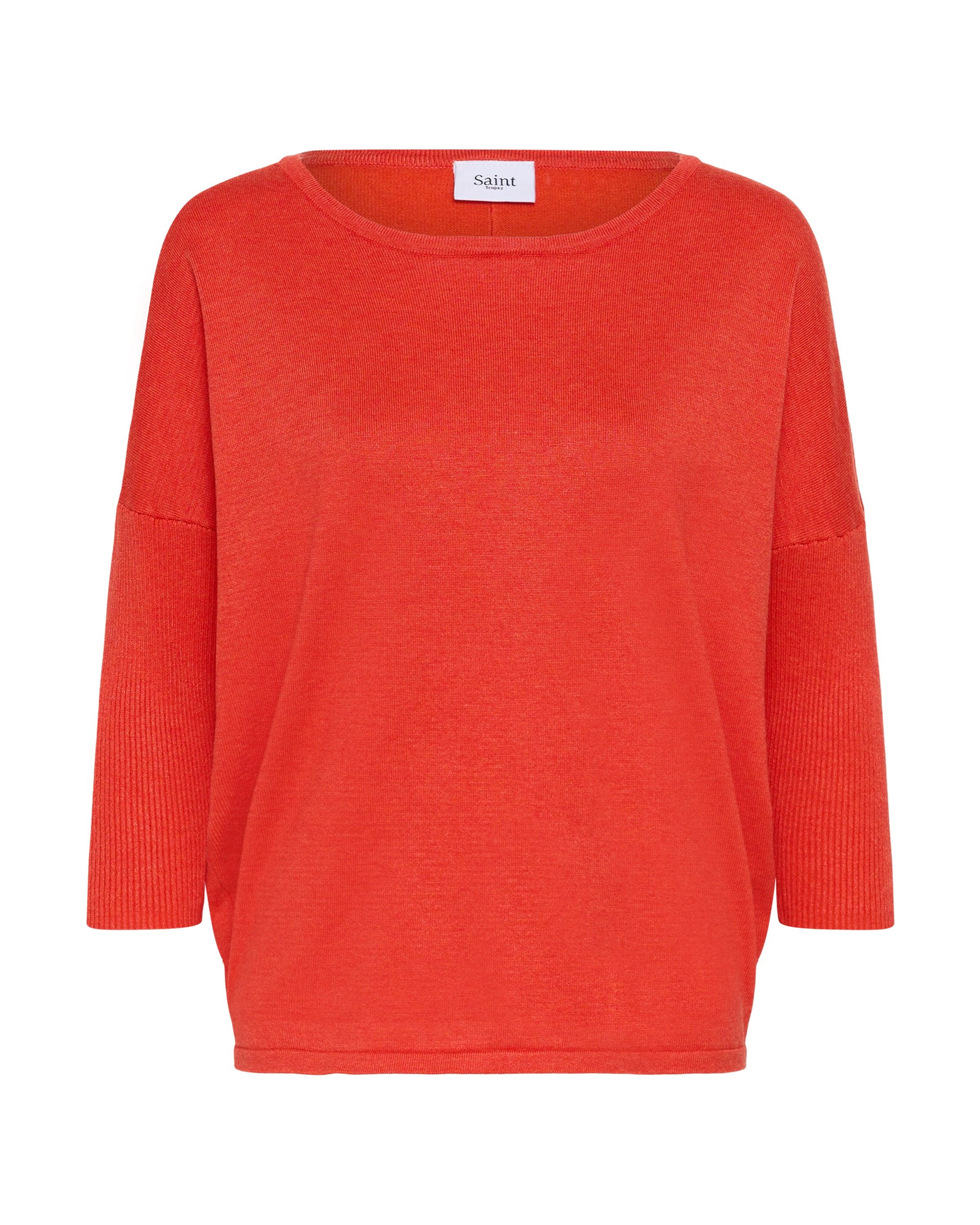 SAINT TROPEZ - Pullover 'Mila' em vermelho: frente