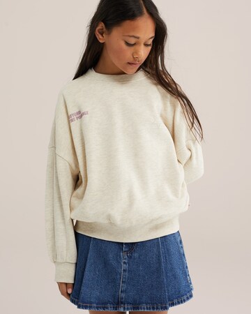 WE Fashion Collegepaita värissä beige: etupuoli