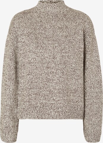 SELECTED FEMME Sweater 'Riba' in Brown: front