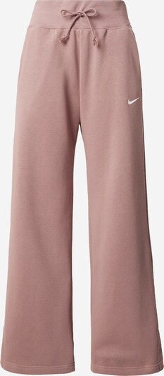 Pantaloni 'Phoenix Fleece' NIKE pe mauve / alb, Vizualizare produs