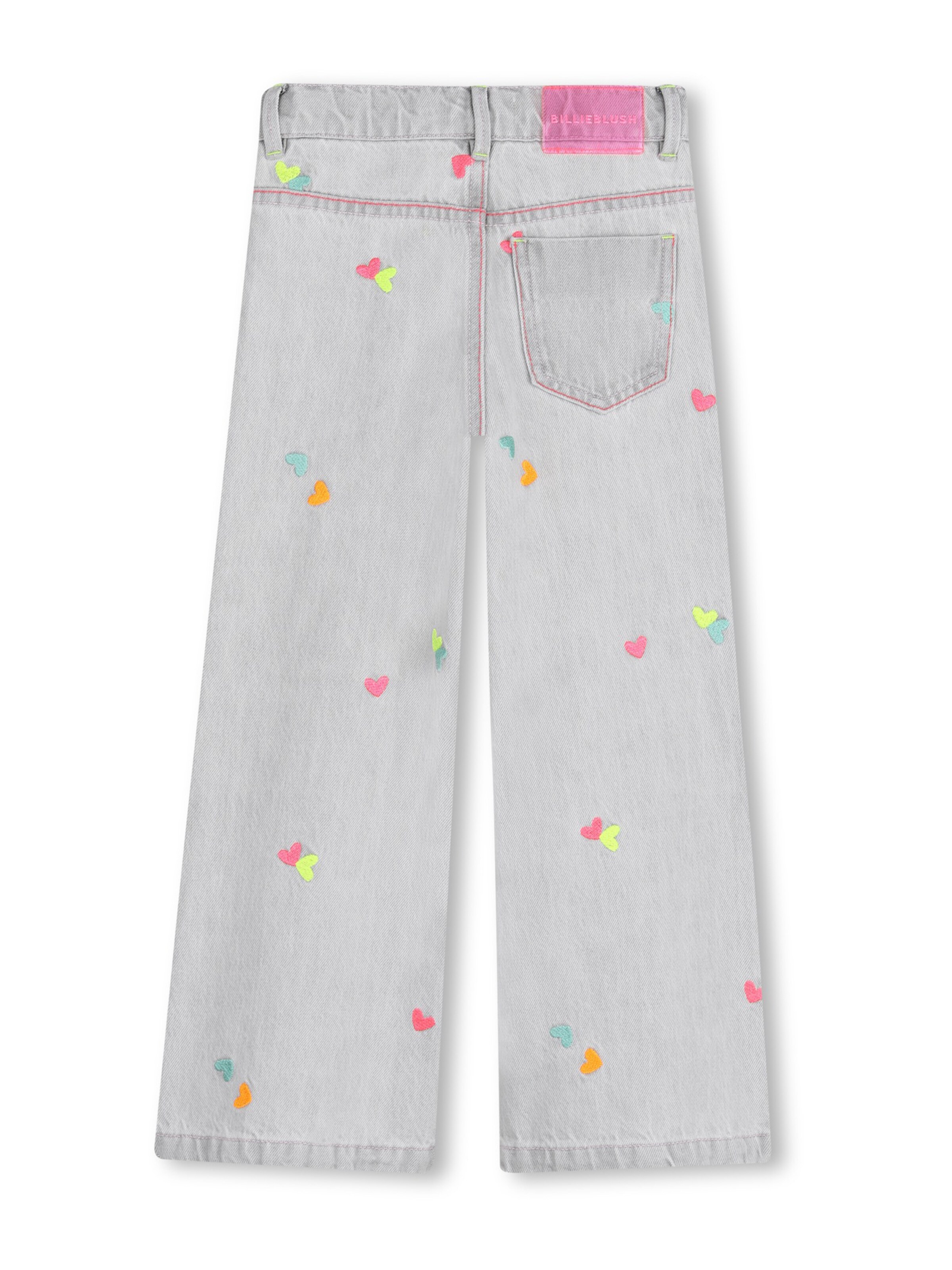 Billieblush Wide Leg Jeans in Grau