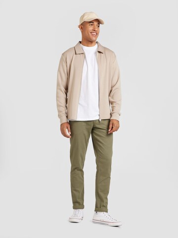 SELECTED HOMME - Sudadera con cremallera 'SLHManuel' en beige