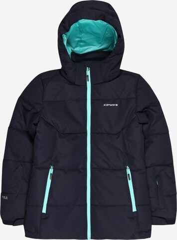 ICEPEAK Outdoorjas 'Loris' in Blauw: voorkant