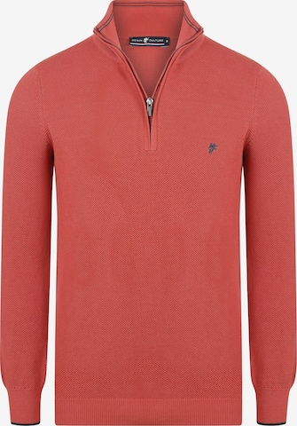 DENIM CULTURE Pullover 'CHESTER' in Orange: predná strana