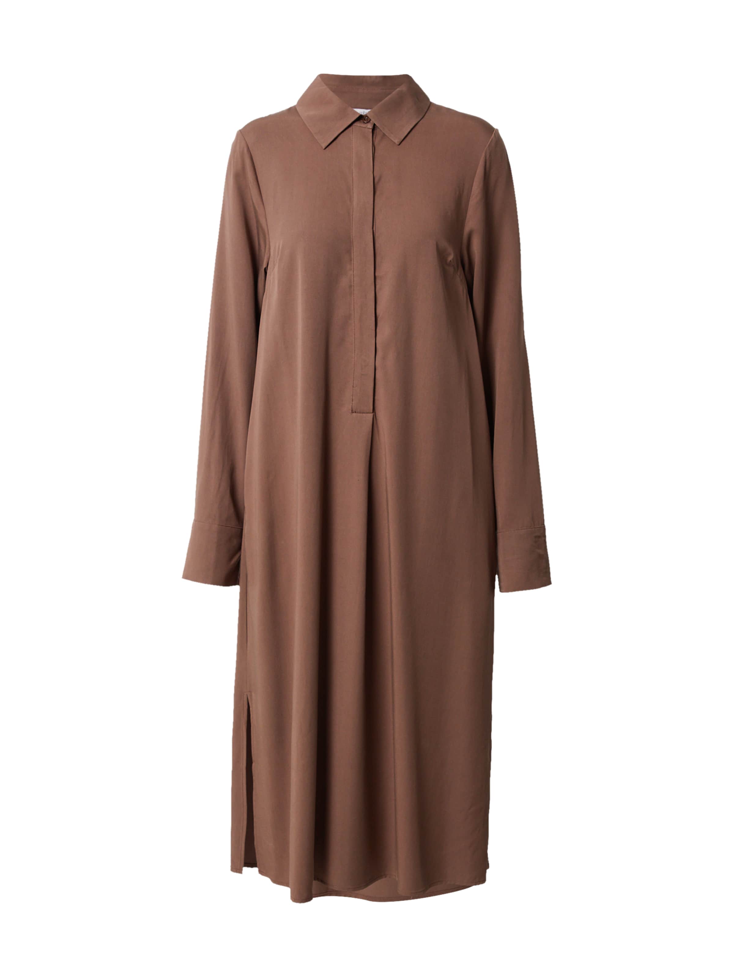 mbym Robe-chemise &#x27;Leyla-M&#x27; en beige foncé, Vue avec produit