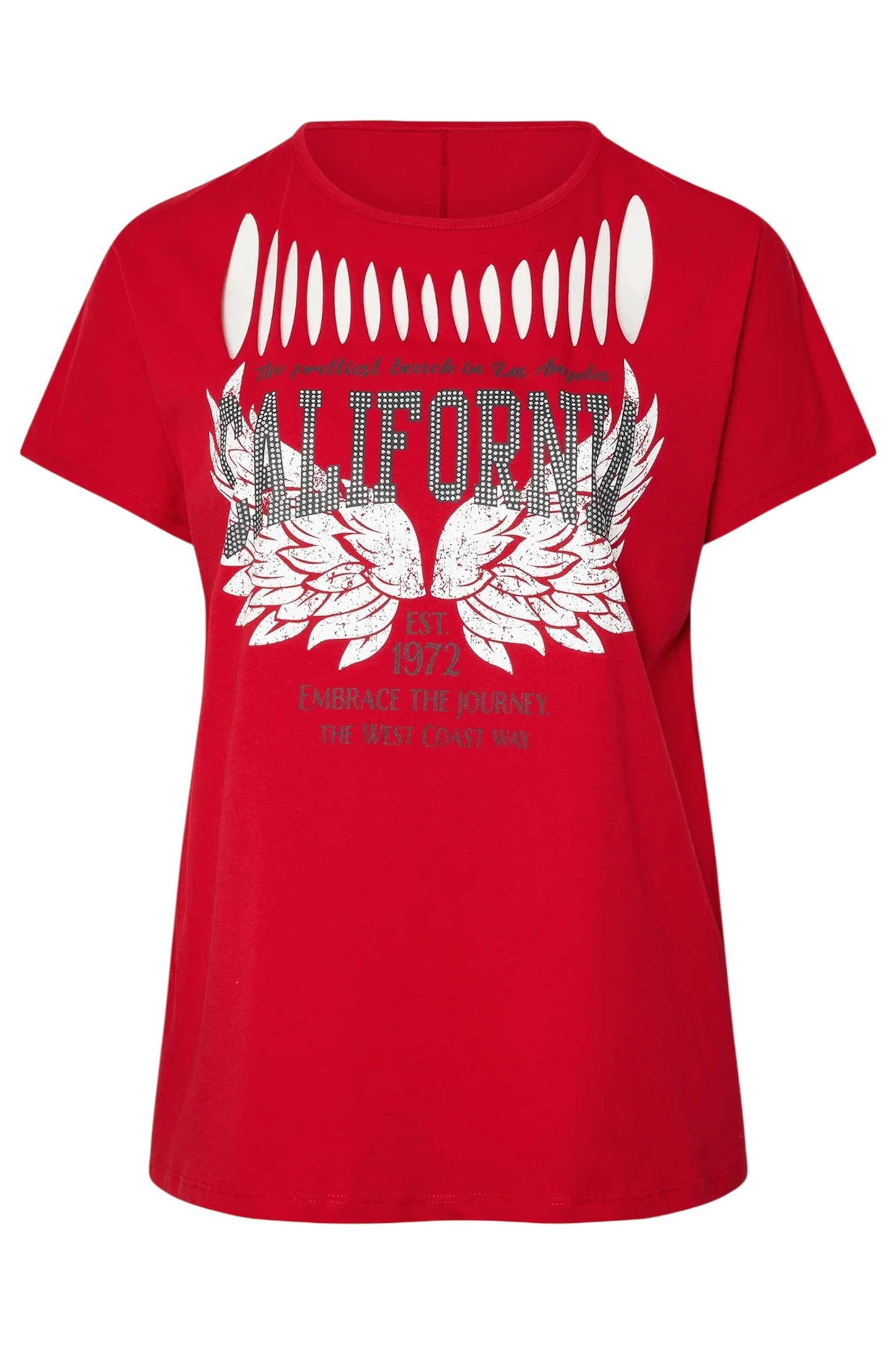 Shape Of You Shirt in Red: front