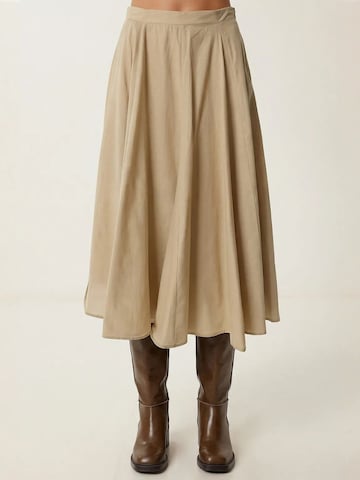 Jupe Happiness İstanbul en beige : devant