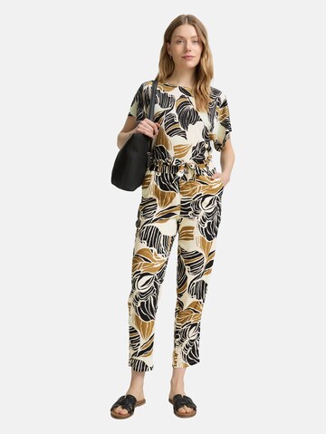 TOM TAILOR Loosefit Broek in Beige