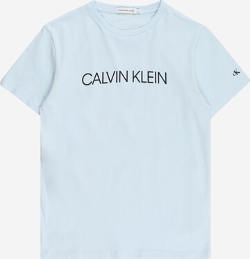Calvin Klein Jeans T-Shirt in Blau: front