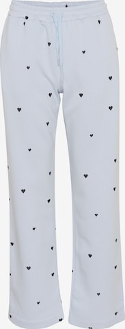 SAINT TROPEZ regular Bukser 'Dagna' i blå: forside