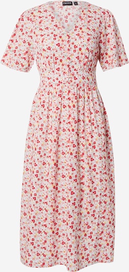 Rochie de vară 'PCTALA' PIECES pe galben lămâie / roz pal / roșu intens / alb, Vizualizare produs