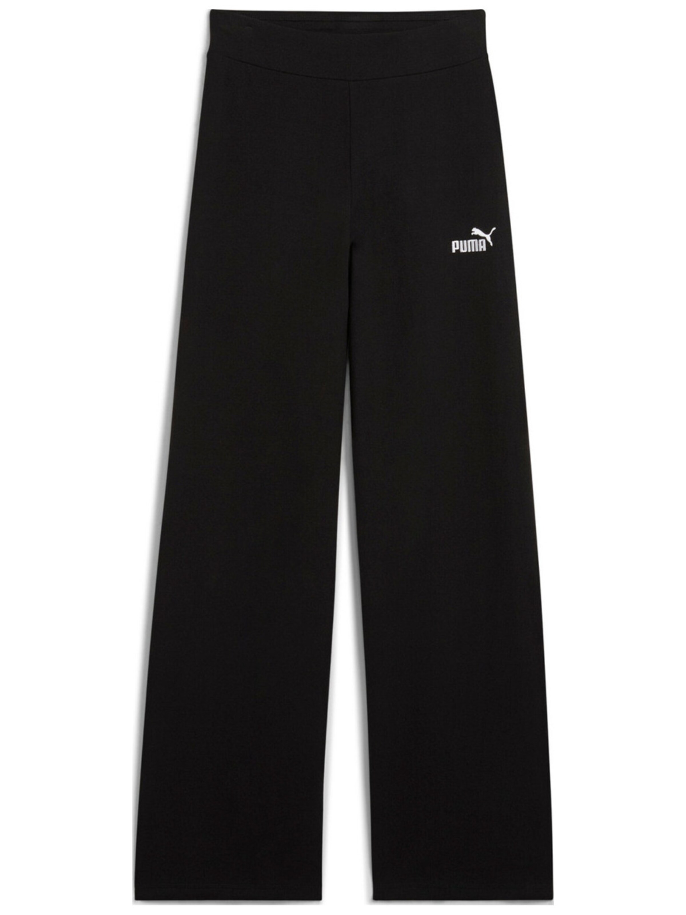 PUMA Sporthose 'Puma Ess Small No. 1 Logo High-waist Straight'‌‌‌‌ in M in schwarz, Produktansicht