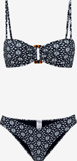 Shiwi Bikini 'Zoe' in hellblau / schwarz / weiß, Produktansicht