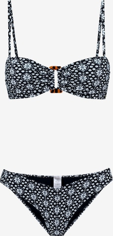 ShiwiBandeau Bikini 'Zoe' - plava boja: prednji dio
