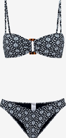 mėlyna Shiwi Bandeau Bikinis 'Zoe': priekis