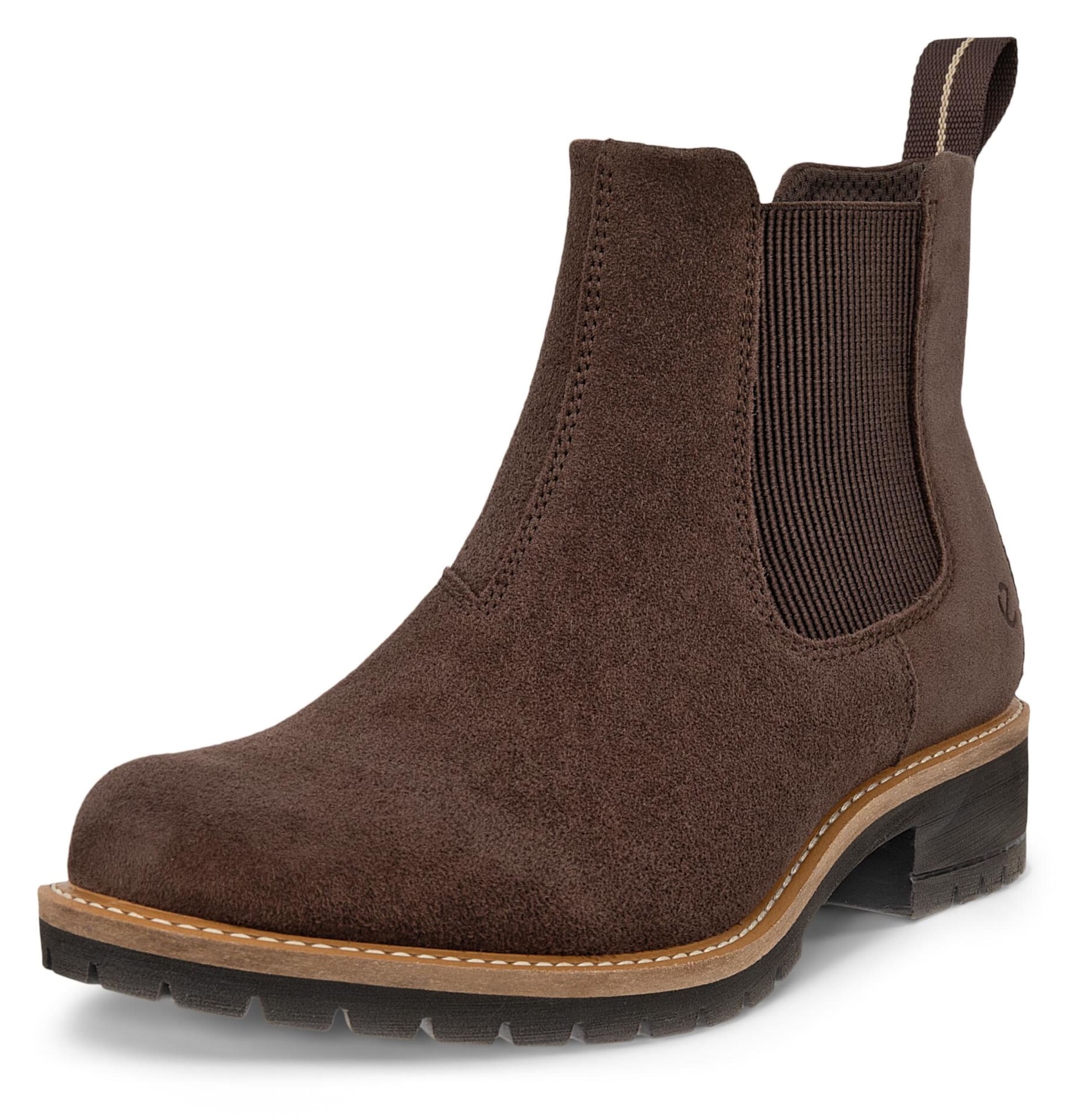 ECCO Chelsea Boots in Brown: front