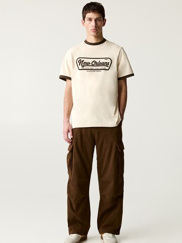 Maglietta 'NEW ORLEANS' di Pull&Bear in beige