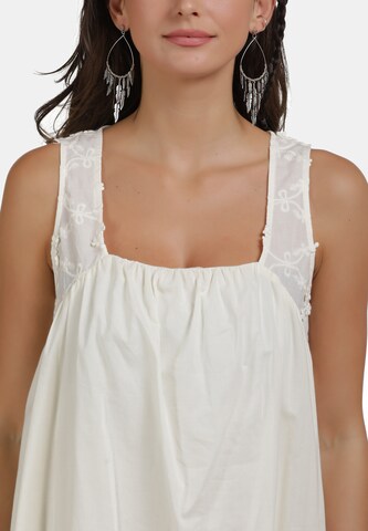 usha FESTIVAL Summer Dress in White