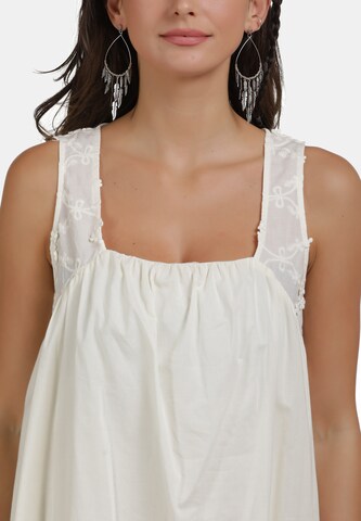 Robe d’été usha FESTIVAL en blanc