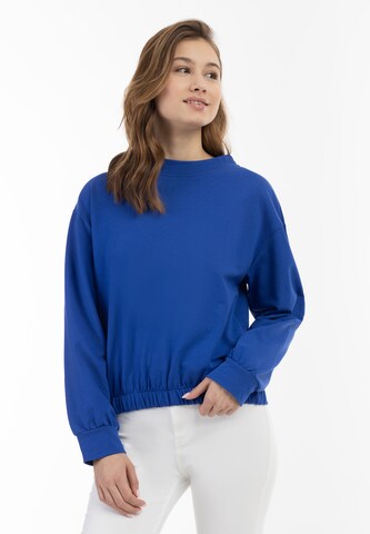 Sweat-shirt MYMO en bleu : devant