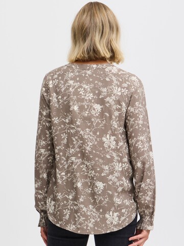 Fransa Blouse ' FLOWY BL 3 ' in Brown