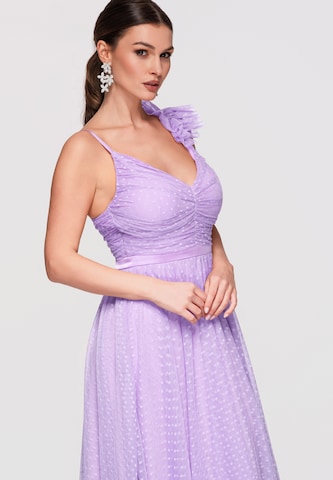 Robe de soirée Ombre en violet