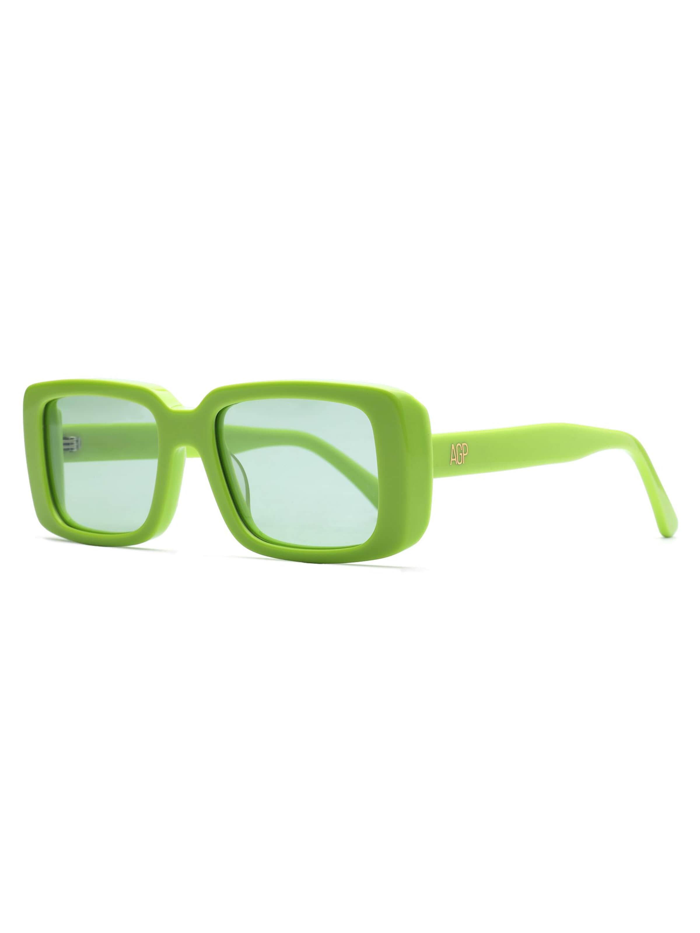Lunettes de soleil 'Square Oinone' AVANT-GARDE PARIS en vert : devant
