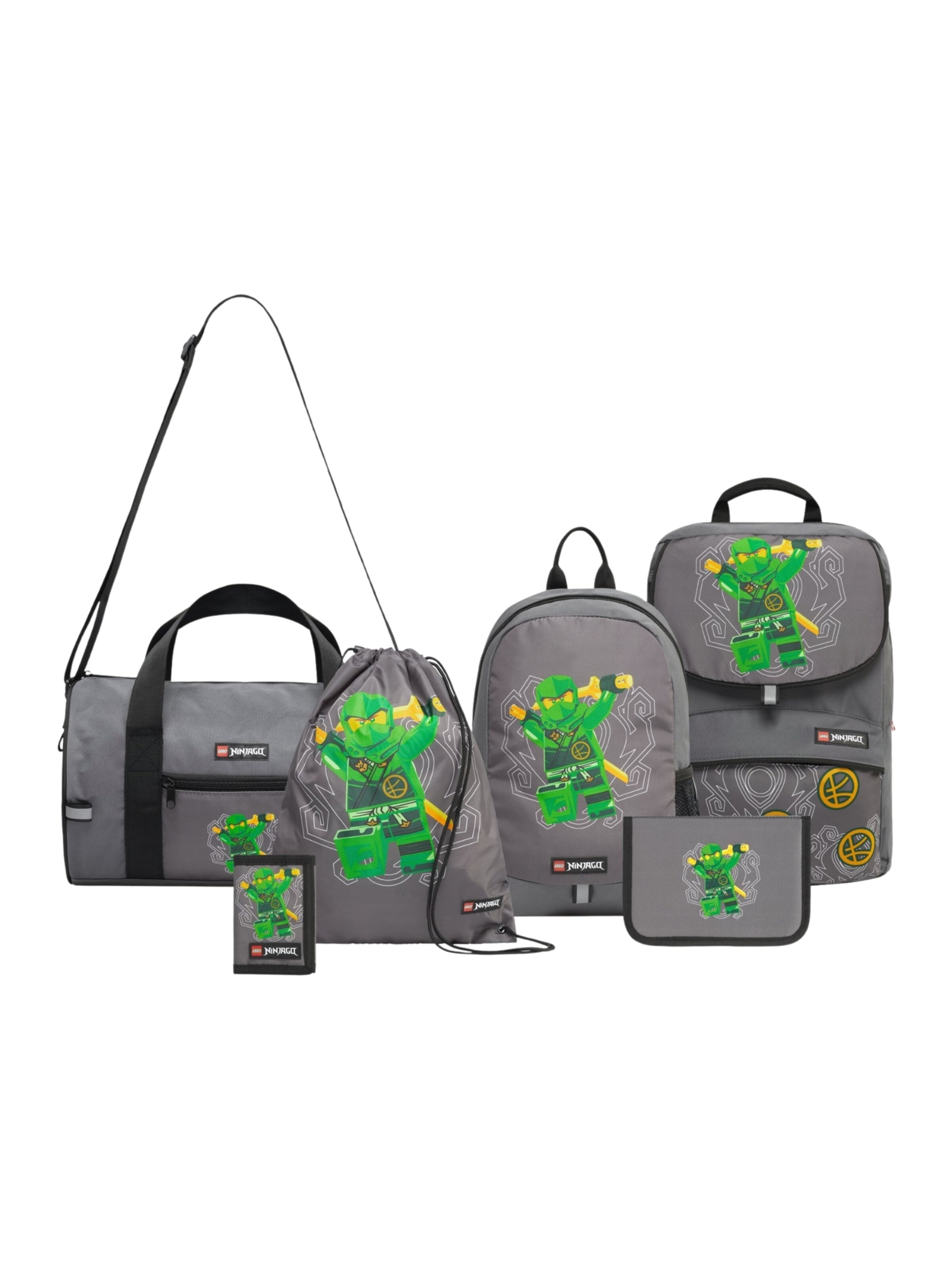 LEGO Bag ' School ' in Green: front