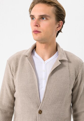 Jimmy Sanders Knit Cardigan in Beige