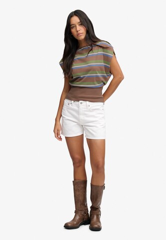 Haut 'Bardot' Superdry & Co en marron