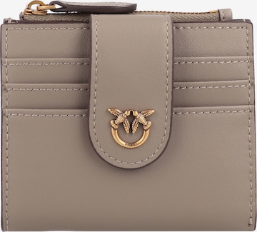 PINKO Wallet in Beige: front