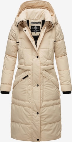 MARIKOO Winter coat 'Ayumii' in Beige: front