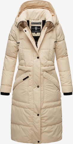 Manteau d’hiver 'Ayumii' MARIKOO en beige : devant