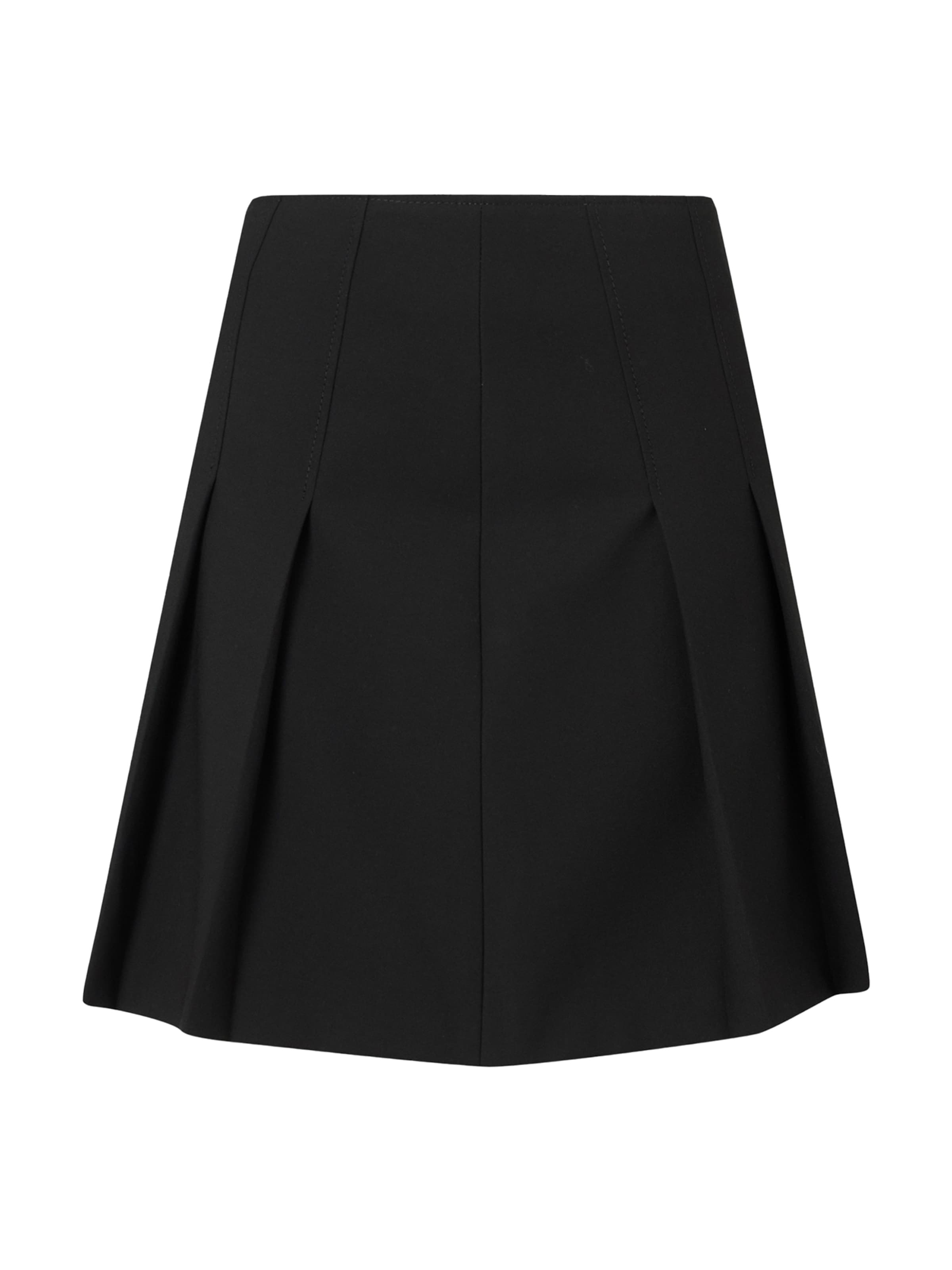 HUGO - Falda &#x27;Roballo&#x27; en negro: frente