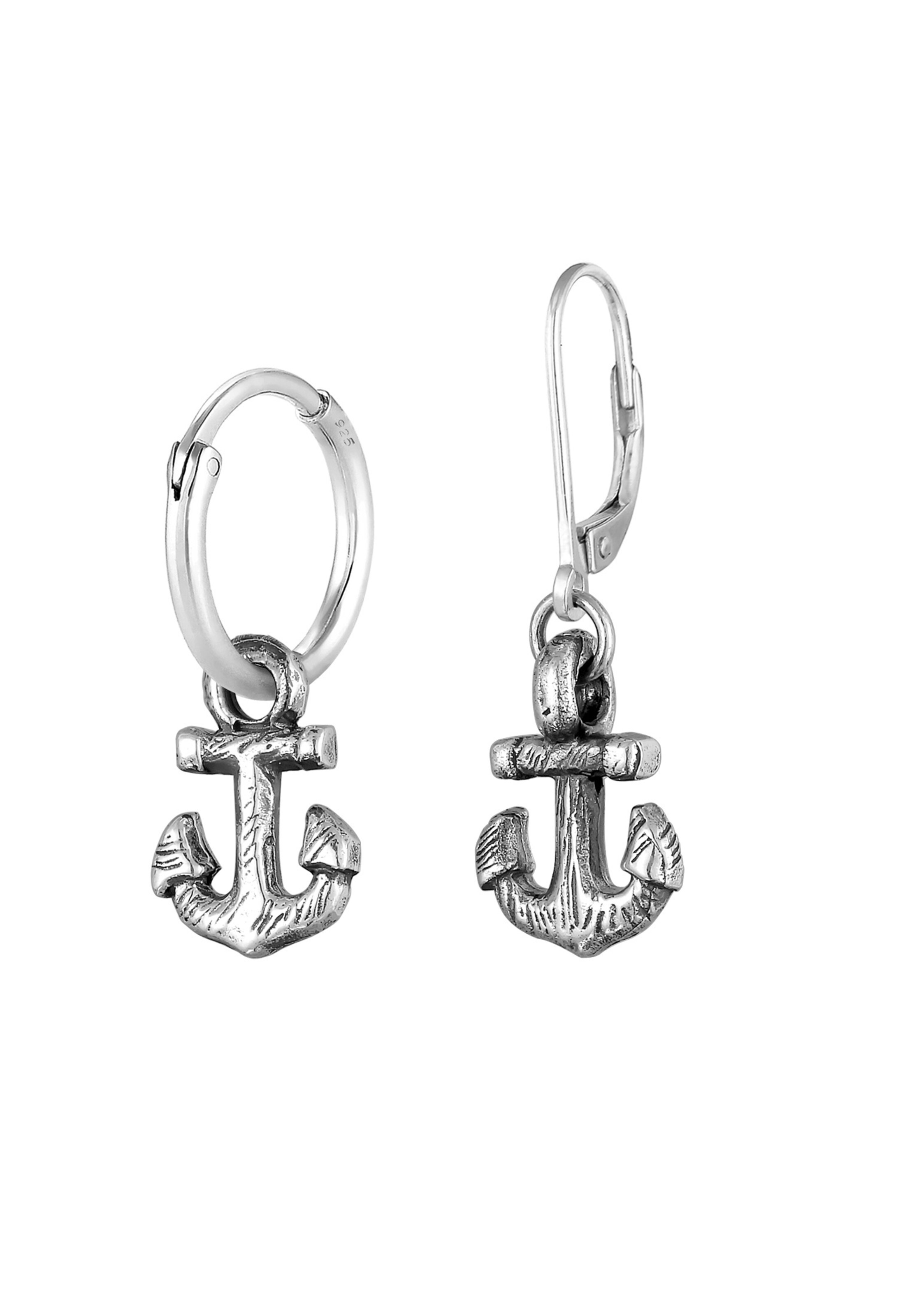 Haze&Glory Oorbel in Zilver: voorkant