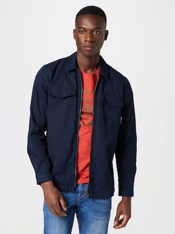 TOM TAILOR DENIM Jacke in Blau: predná strana