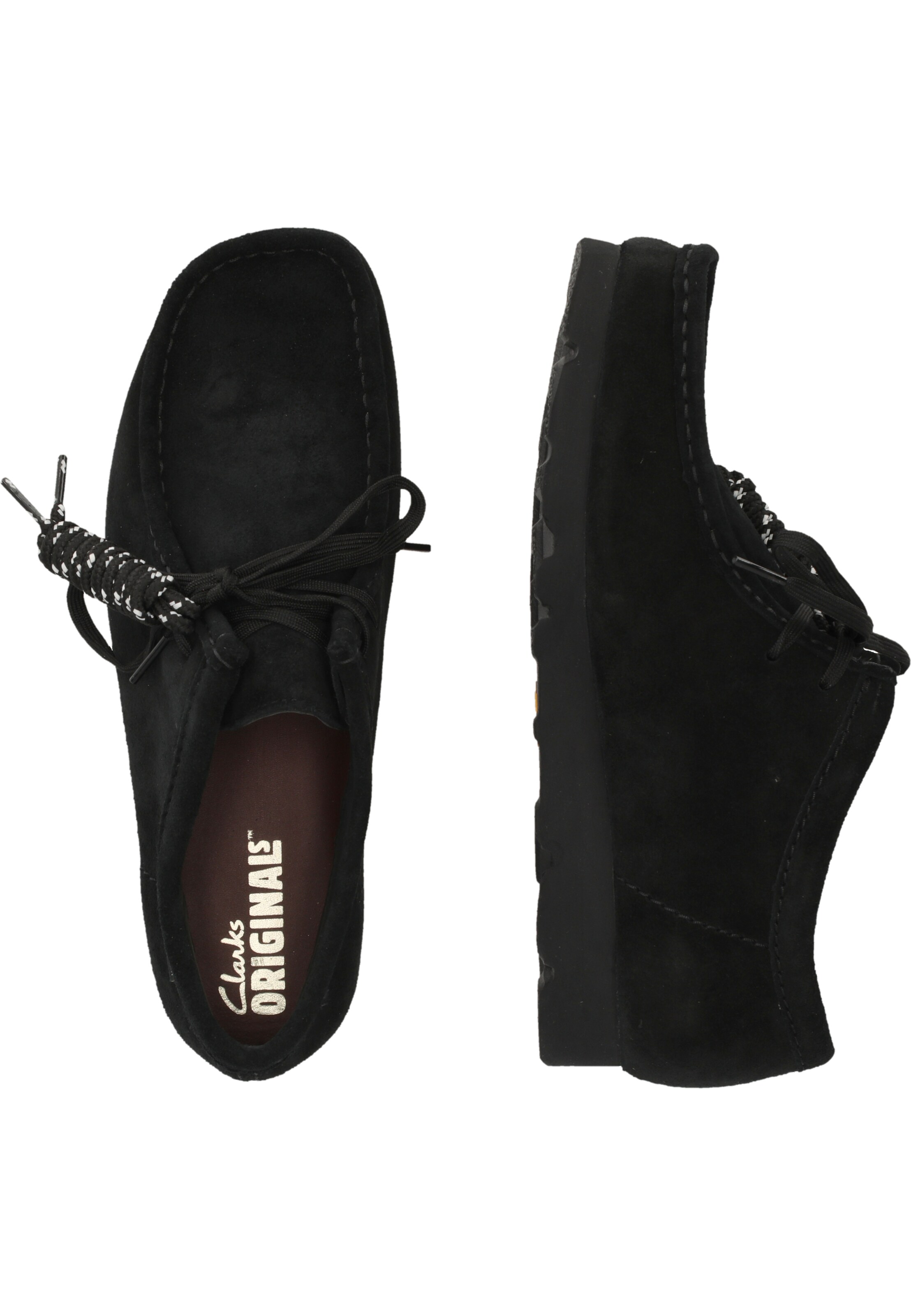 CLARKS Lace-up shoe 'WallabeeGTX' in Black