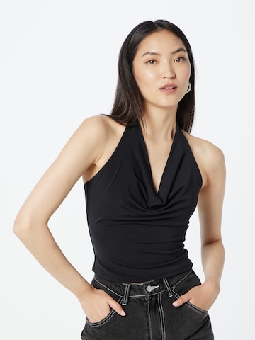 Top di Abercrombie & Fitch in nero: frontale