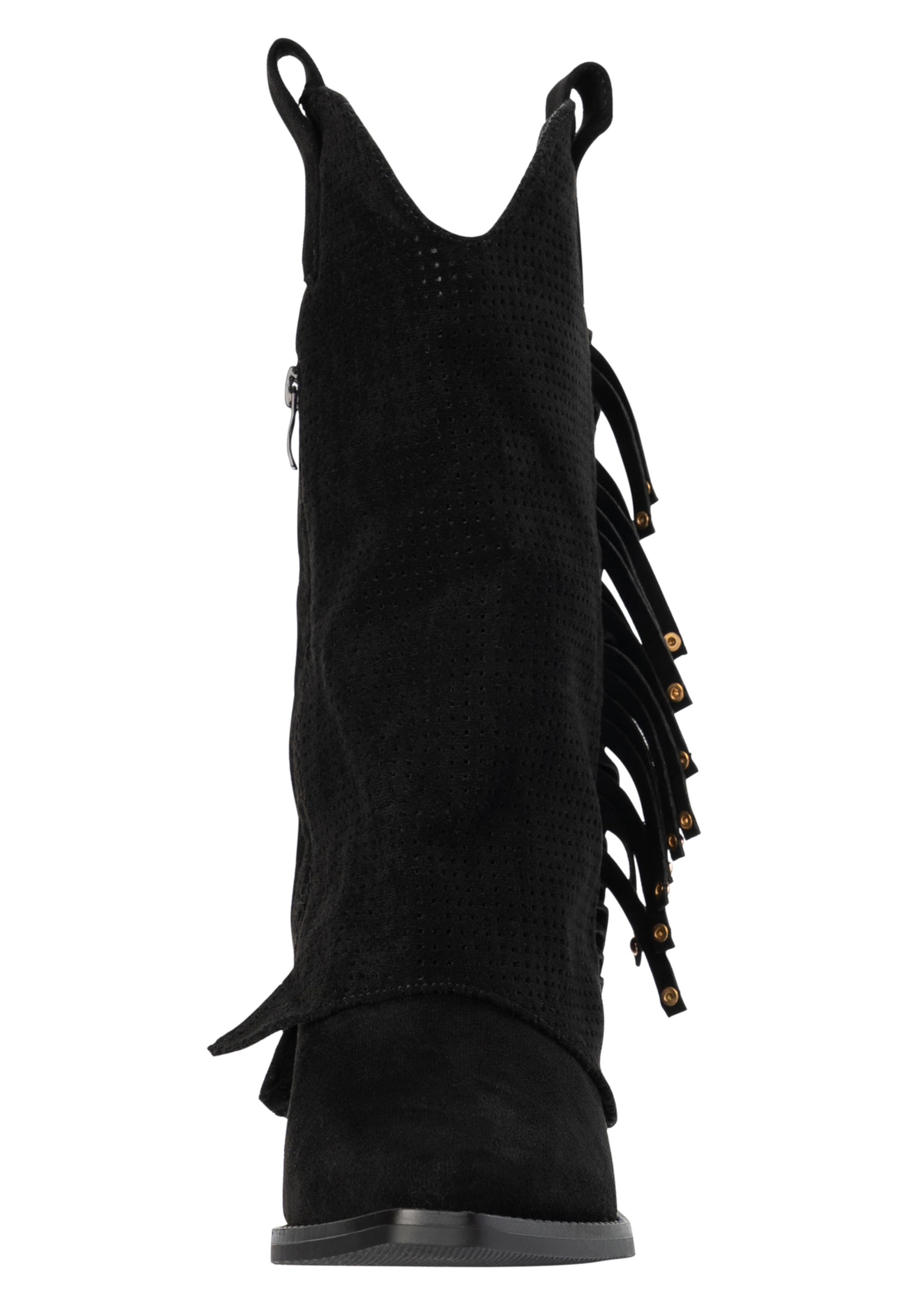 Salinyang Cowboy Boots in Black