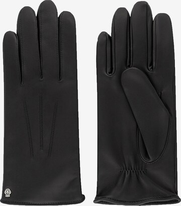 Roeckl Full Finger Gloves 'Riga' in Black: front