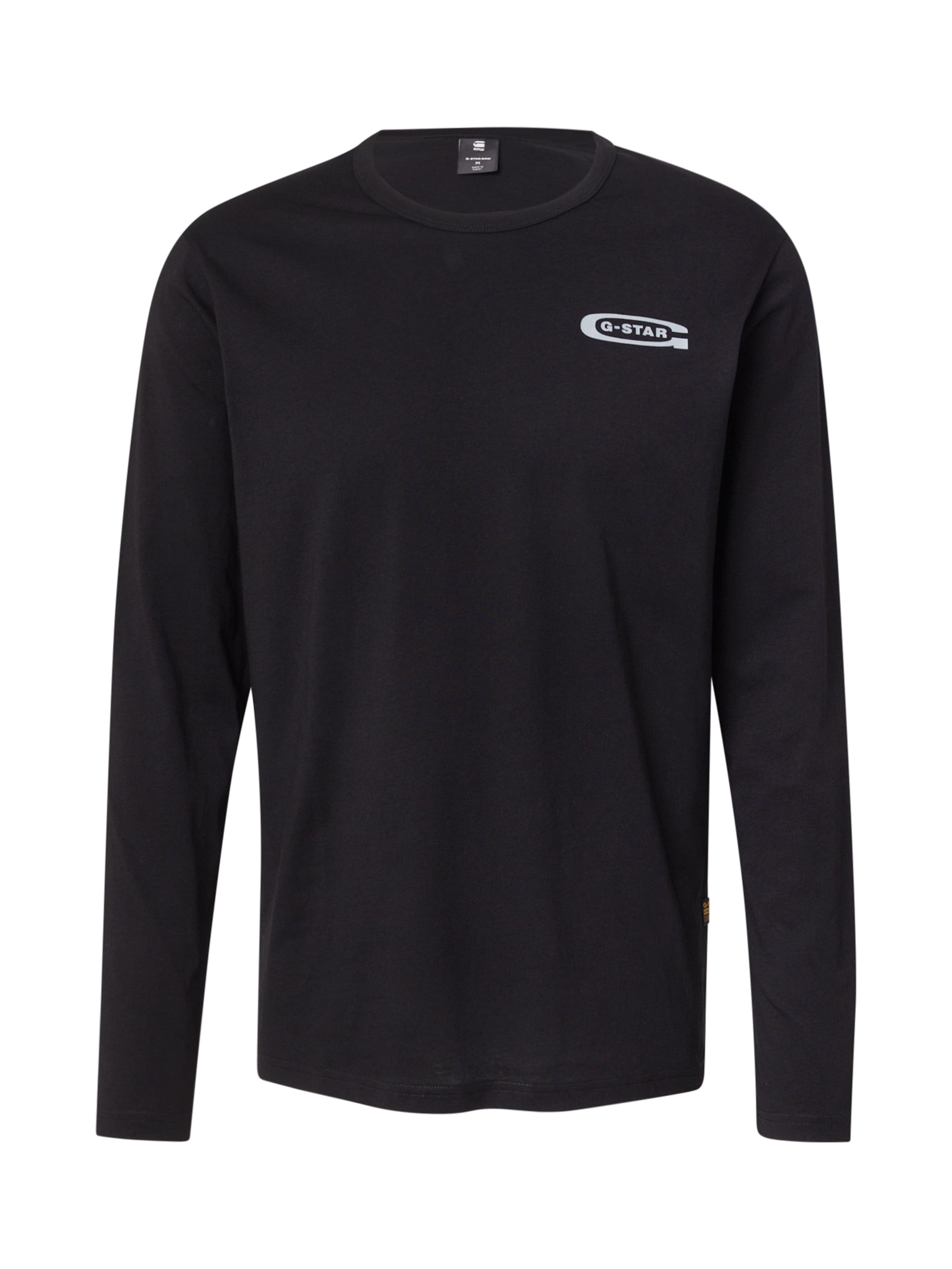 juoda G-STAR Marškinėliai 'Old Skool': priekis