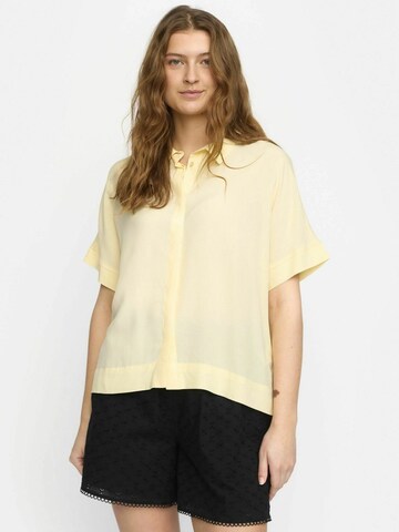 Camicia da donna 'Freedom' di Soft Rebels in giallo: frontale