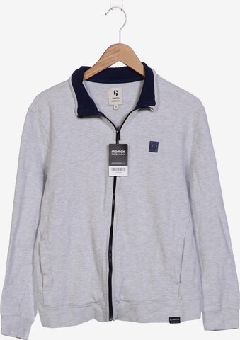 GARCIA Sweatshirt & Zip-Up Hoodie in XL in Grey: front