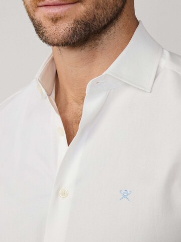 Hackett London Slim Fit Hemd 'ESS' in Weiß