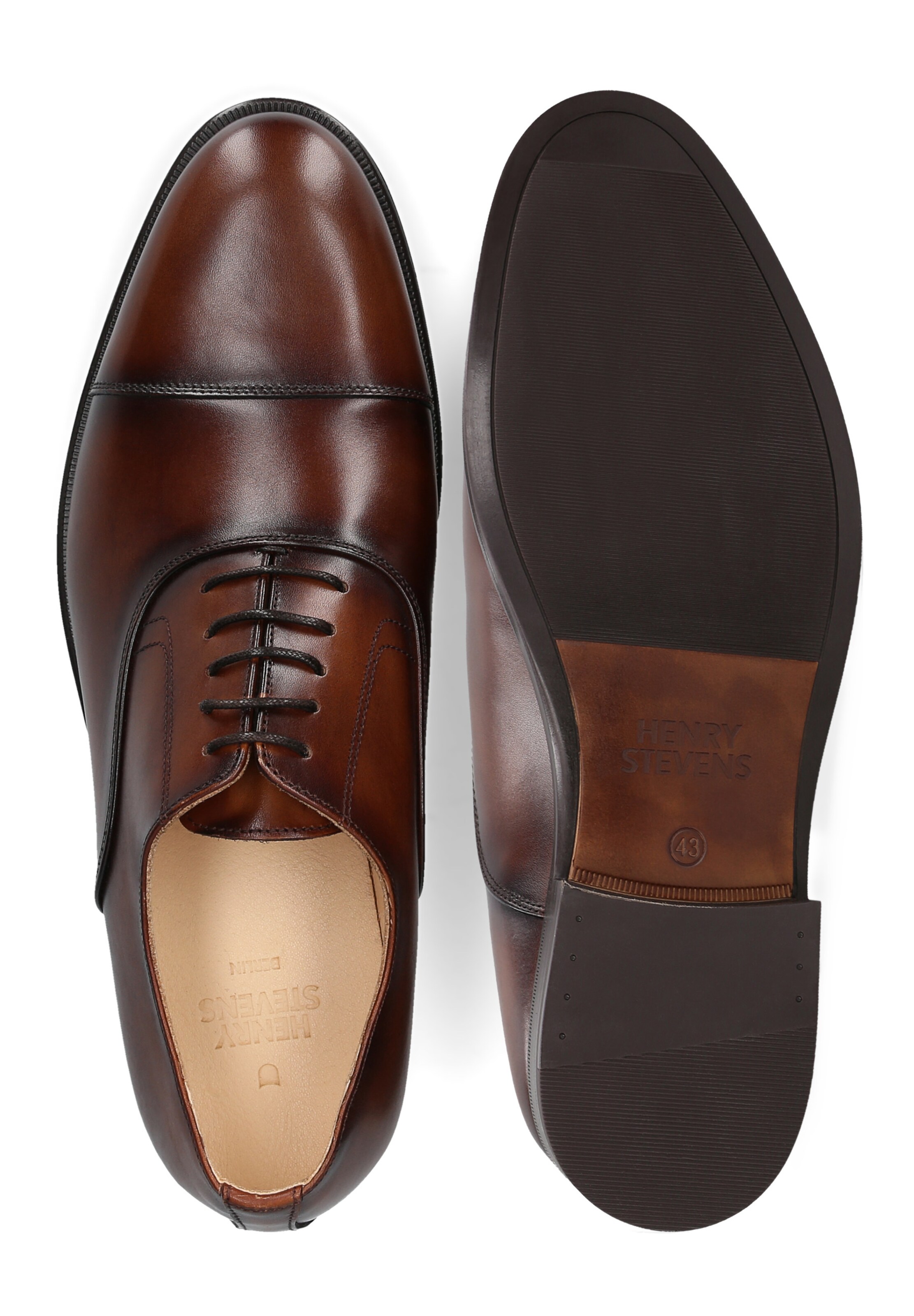 Henry Stevens Lace-up shoe 'Wes' in Brown